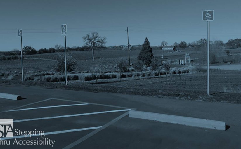 van accessible parking space requirements